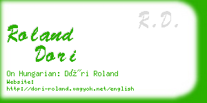 roland dori business card